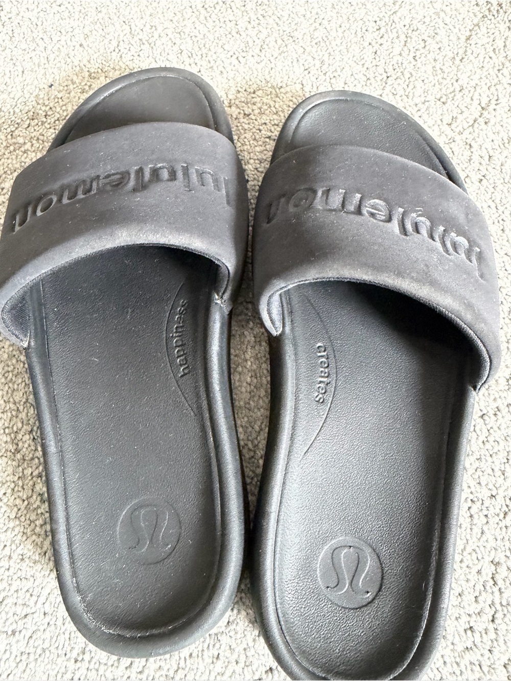 lululemon athletica Black Slide Sandals - Picture 2 of 4
